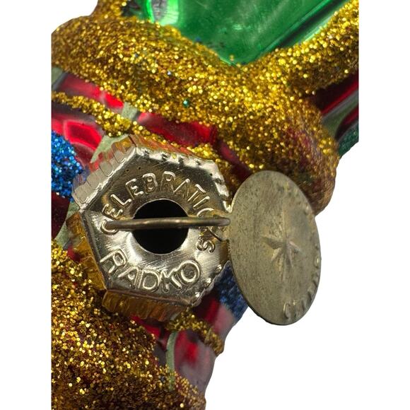 Celebrations by Christopher Radko Festive Bow Ornament Glass 2009 Christmas - Picture 5 of 10